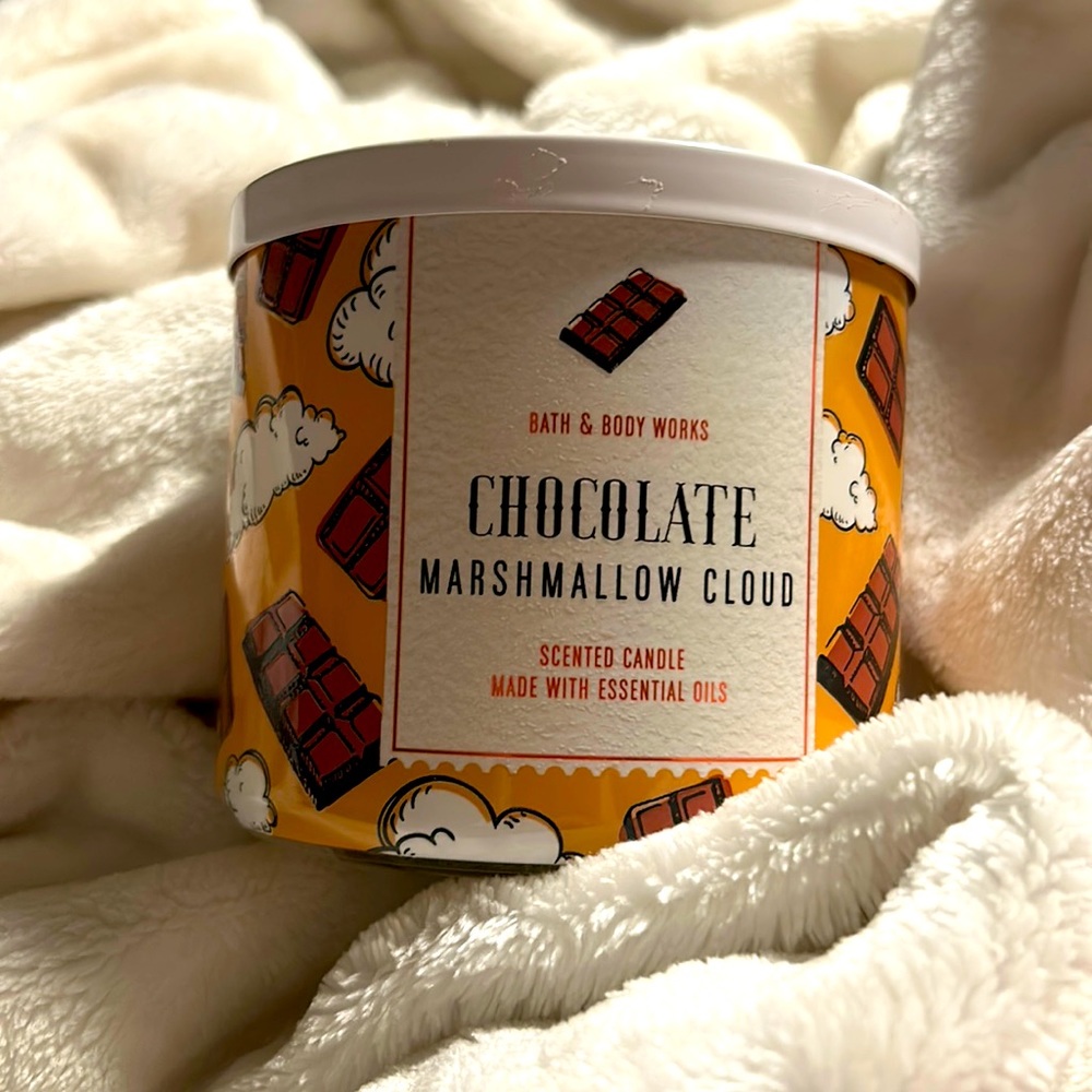 Bath & Body works | Chocolate Marshmallow Cloud Candle | Used for 5 minutes